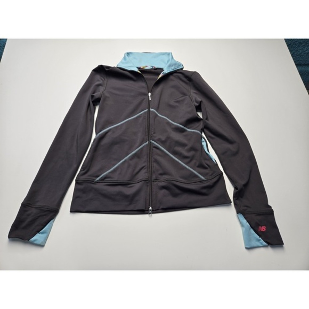 New‎ Balance Running Jacket  Size Womens S Grey / Blue